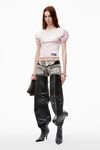 Alexander Wang ballerina pink gepolstertes fußball-trikot