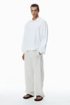 Alexander Wang white onyx pantalon de survêtement unisexe
