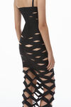 Alexander Wang black bandage gown