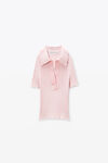 Alexander Wang ballerina pink 超细棉质 polo 套头衫