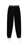 alexander wang 弹力灯芯绒慢跑长裤 black