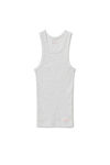 alexander wang 罗纹棉背心 heather grey