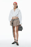 Alexander Wang white コットンオックスフォード ラップシャツ