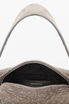 Alexander Wang grey 小号 ricco 正绒面革手袋