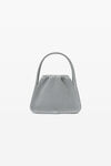 alexander wang ryan 反光罗纹针织小号手袋 silver