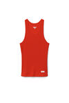 RACERBACK TANK IN RIBBED COTTON