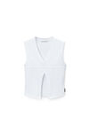 Alexander Wang vintage white double v-neck tank top