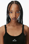 Alexander Wang black cami athletic mesh dress