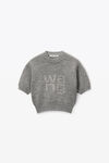alexander wang コンパクトデボス ショートスリーブ プルオーバー medium grey melange