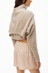 FRONT KNOT SHRUG IN CASHMERE WOOL