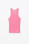 Alexander Wang lotus pink 粉色工字背心上衣
