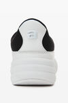 alexander wang aw hoop pebble leather sneaker  optic white
