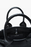 Alexander Wang black black small leather rhett tote