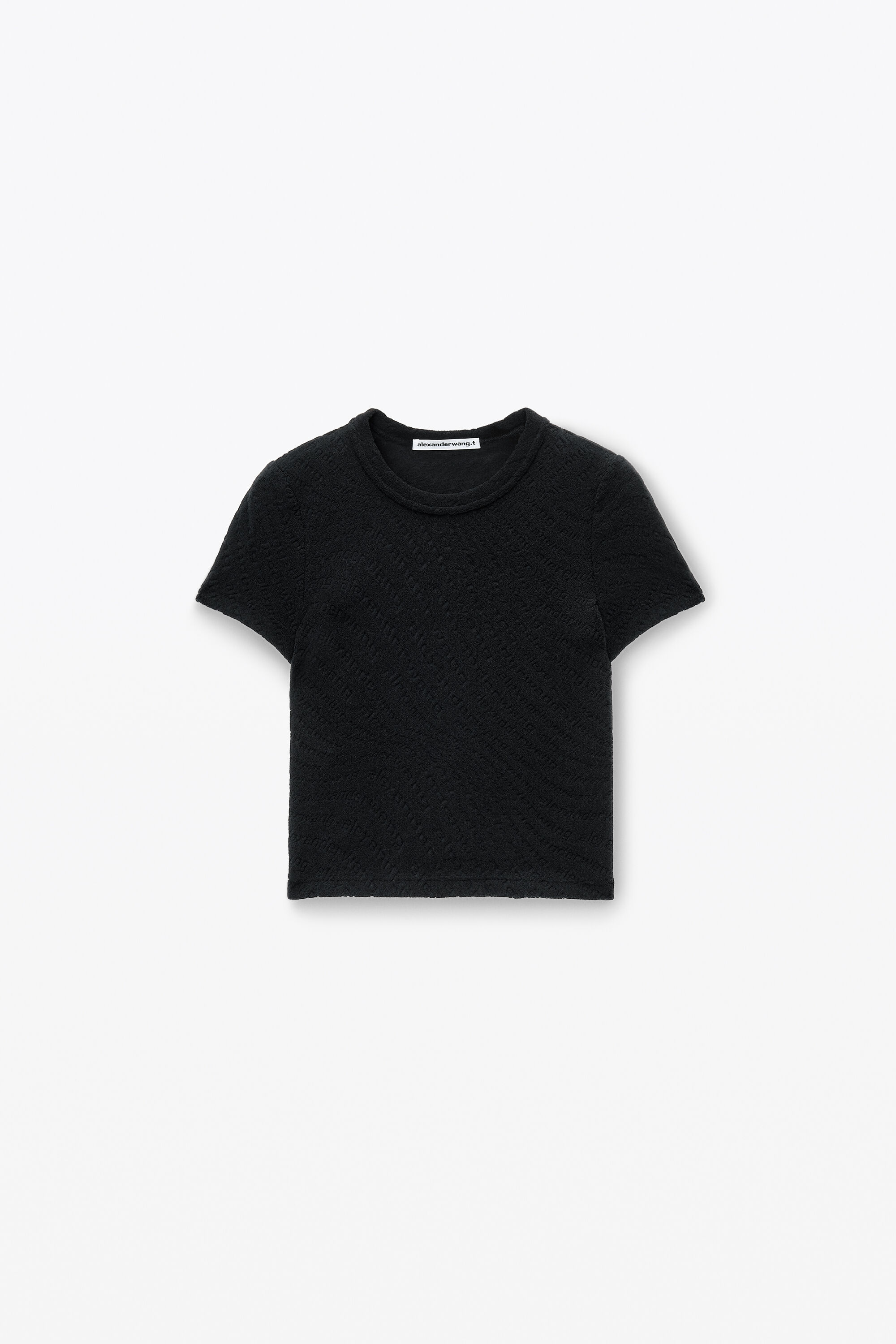 ALEXANDERWANG クロップド丈　Tシャツ　グレー　ショート丈 alexanderwang アレキサンダーワング アシッドウォッシュ