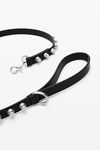 Alexander Wang black 凹槽铆钉宠物狗牵引带