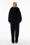 Alexander Wang black 黑色羊毛马海毛修身长裤