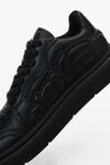 alexander wang puff pebble leather sneaker with logo black
