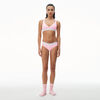 alexander wang 罗纹平纹布内裤 light pink