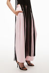 alexander wang fringe tank top in compact nylon black