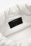 alexander wang ryan puff small bag in buttery leather white