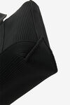 alexander wang ryan mini tote bag in rib knit black