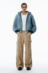 Alexander Wang classic worn indigo unisex rounded workwear jacket