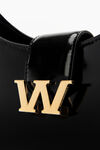 alexander wang w legacy 皮革小号流浪包 black