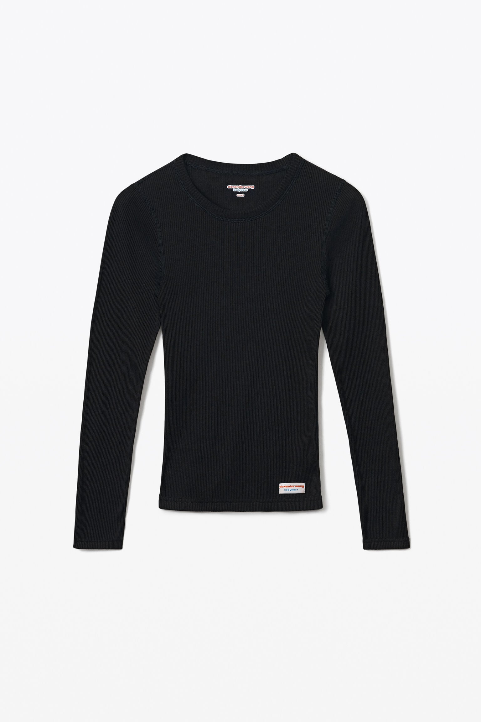 alexanderwang アレキサンダーワング リブコットン ロングスリーブt 