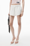 alexander wang 尼龙马拉松短裤 white