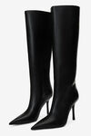 alexander wang delphine tall boot in leather black