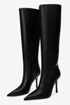 alexander wang delphine 皮革高筒靴 black