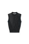 Mockneck Tank in Clear Bead Hotfix