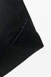 alexander wang ryan medium tote bag in rib knit black