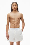 Alexander Wang white boxershorts aus baumwolle