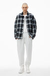 Alexander Wang vintage heather grey unisex sweatpant in dense fleece