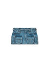 Mid-Rise Cargo Pocket Miniskirt
