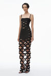Alexander Wang black bandage gown