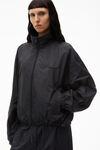 alexander wang 尼龙条纹教练运动夹克 midnight