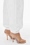 Alexander Wang white unisex sweatpant in dense fleece