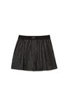 alexander wang 水晶条纹真丝平角短裤 black