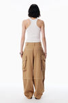 Alexander Wang chino pantaloni cargo beige oversize