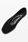 Alexander Wang black black suede lina flat
