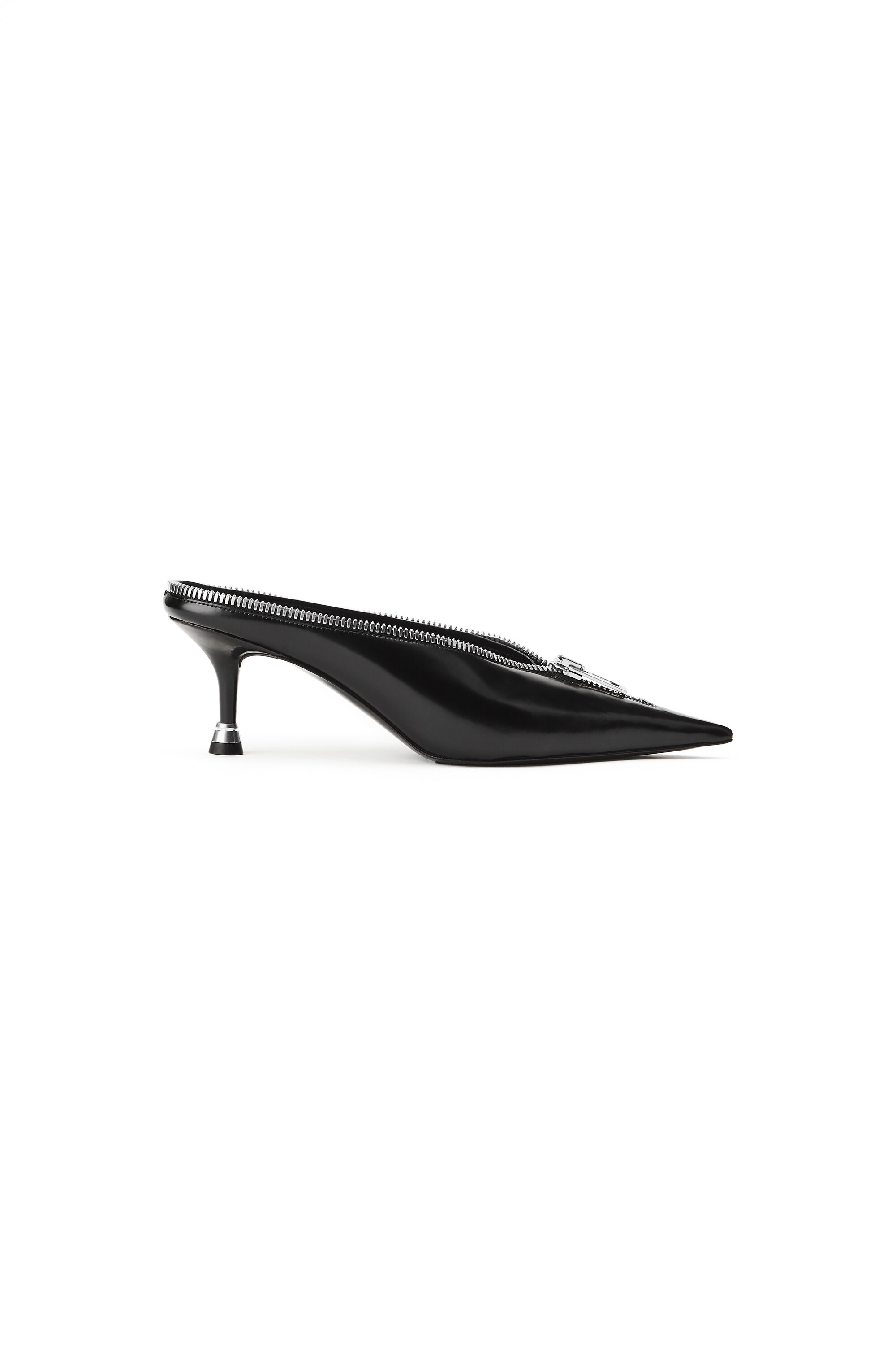 Akila Zip Up Pump in BLACK | alexanderwang®