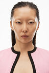 alexander wang 密织尼龙短款开衫 light pink