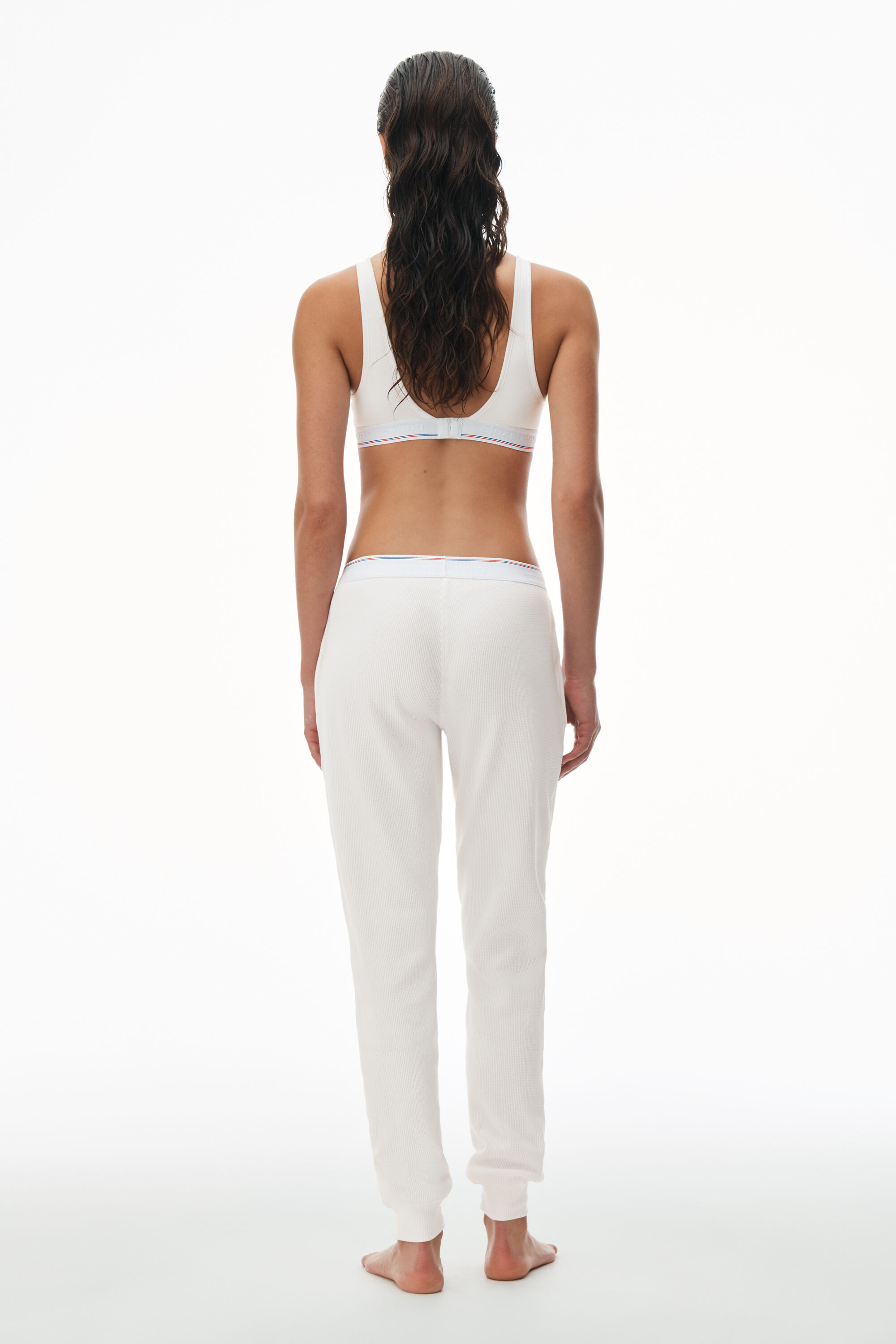 パンツ ALEXANDER WANG SLATE COTTON JOGGERS Alexander Wang Cotton Trousers | Grey | FARFETCH