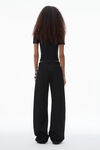 Alexander Wang black haut rash guard orné d'un logo