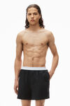 Alexander Wang black boxer brief in cotton