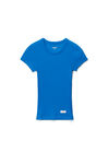 short-sleeve Tee in Ribbed Cotton