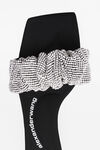 alexander wang jessie 黑色/透明水晶发圈 black