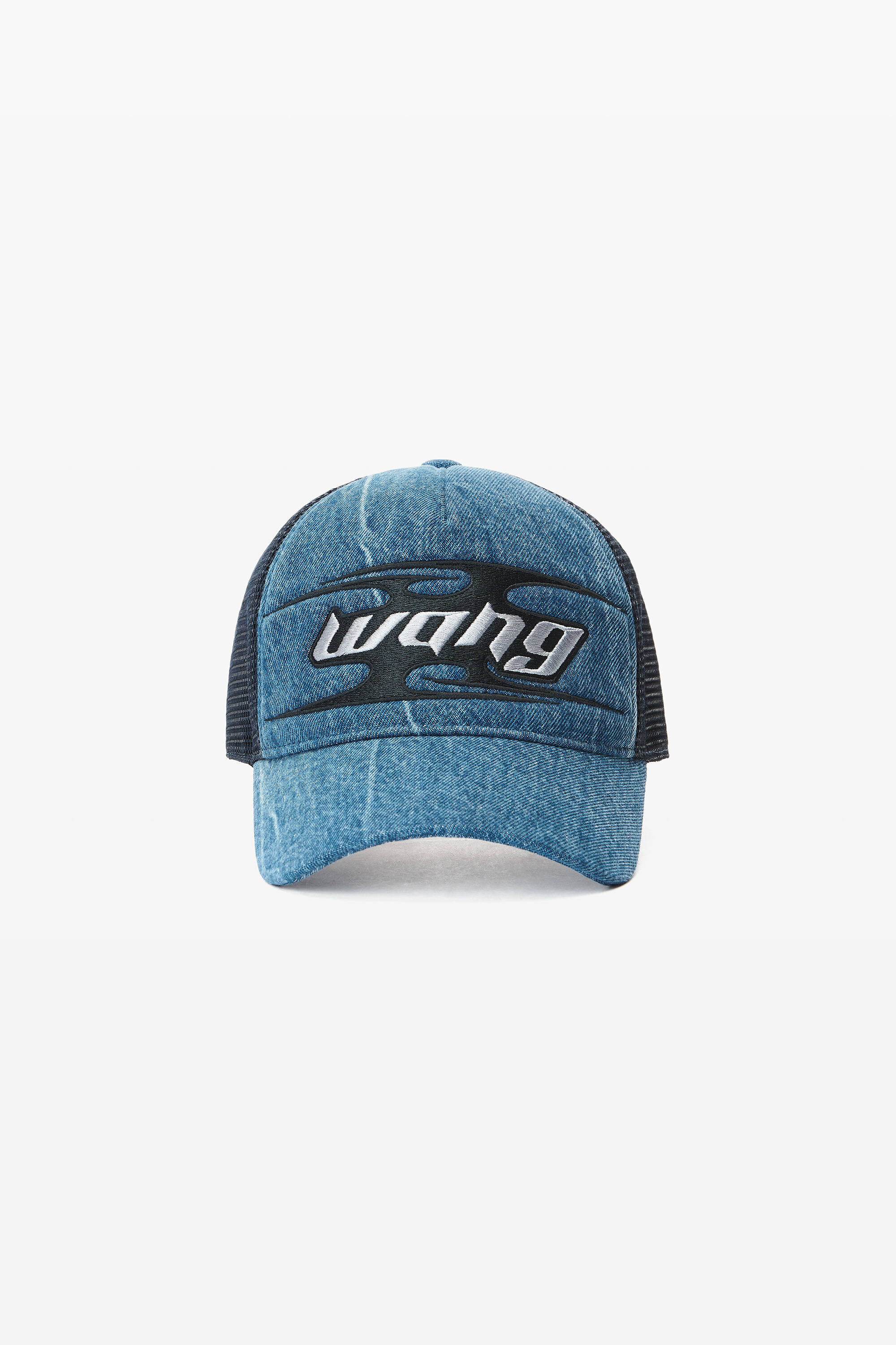 【AlexanderWang】ロゴ クリスタル メッシュ トラッカーハット alexanderwang アレキサンダーワング ブレード ロゴエンブロイ